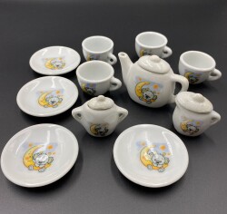 Minyatür Çay Seti Porselen AOB3268 - Gökçekoleksiyon