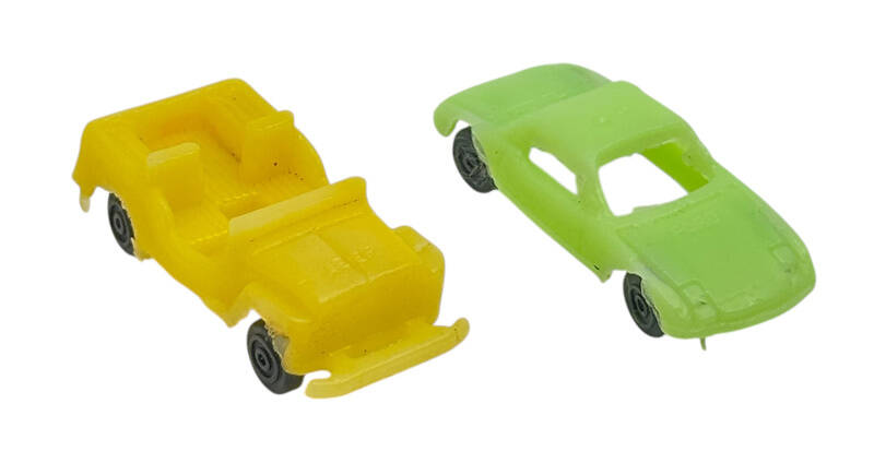 Minyatür Plastik Ford-Jeep Oyuncak Araba Lot AOB4358 - 1