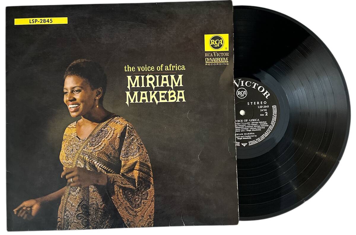 Miriam Makeba - The Voice Of Africa (RCA Victor) LP Plak (10/8) PLK25592 - 1