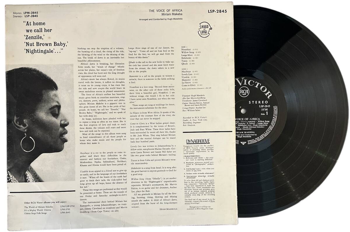 Miriam Makeba - The Voice Of Africa (RCA Victor) LP Plak (10/8) PLK25592 - 2