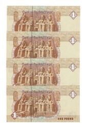 Mısır Yabancı Kağıt Para Lotu (4 Adet) ÇİL YKP8435 - 1