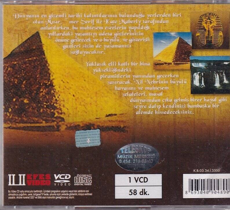 Mısırın Gizemleri (Belgesel) VCD Film VCD9718 - 2