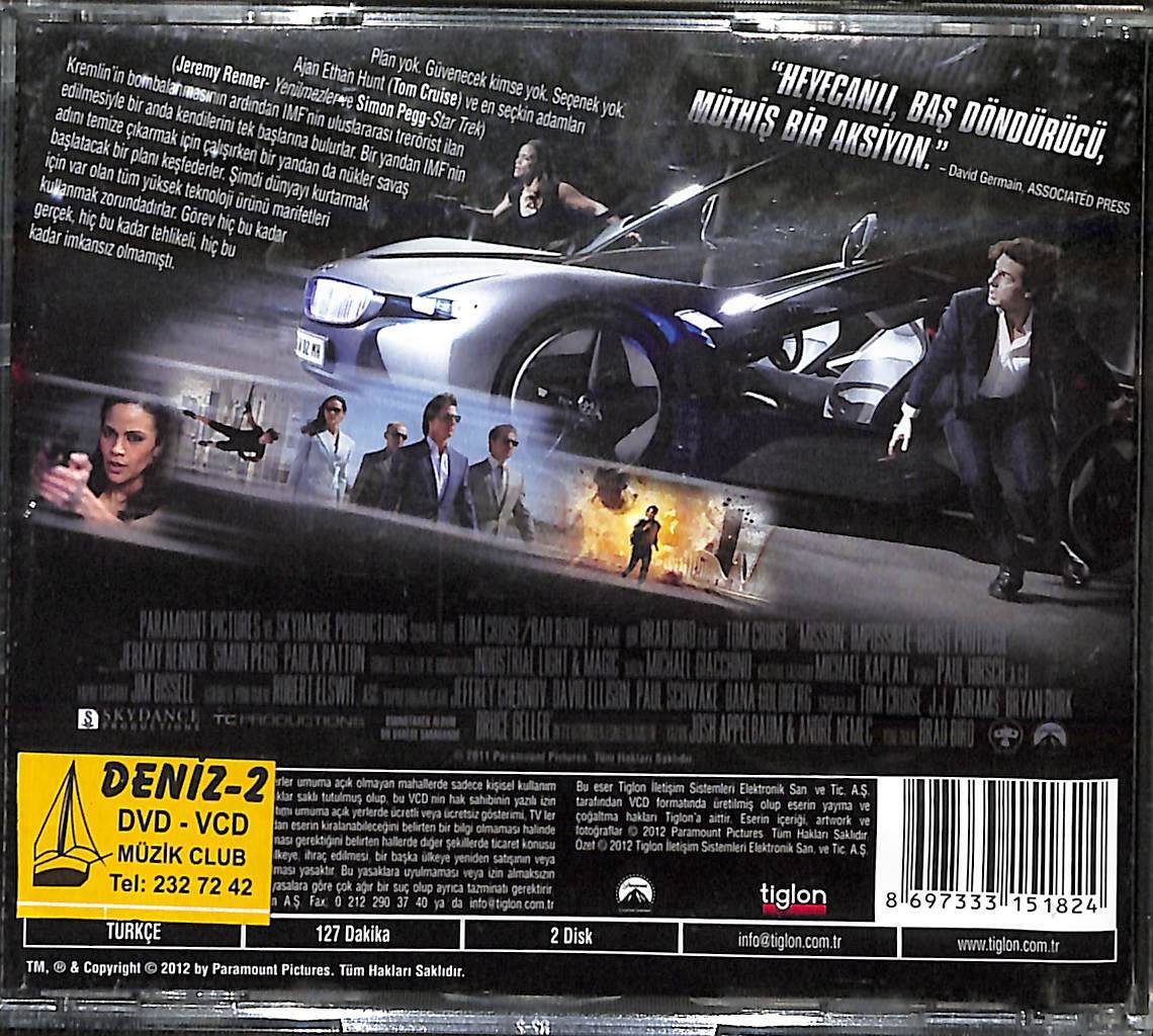 Mission: İmpossible Ghost Protocol Orjinal VCD Film ' Tom Cruise ' VCD27959 - 2