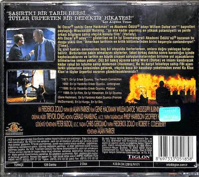 Mississippi Yanıyor (Gene Hackman) VCD Film VCD13686 - 2