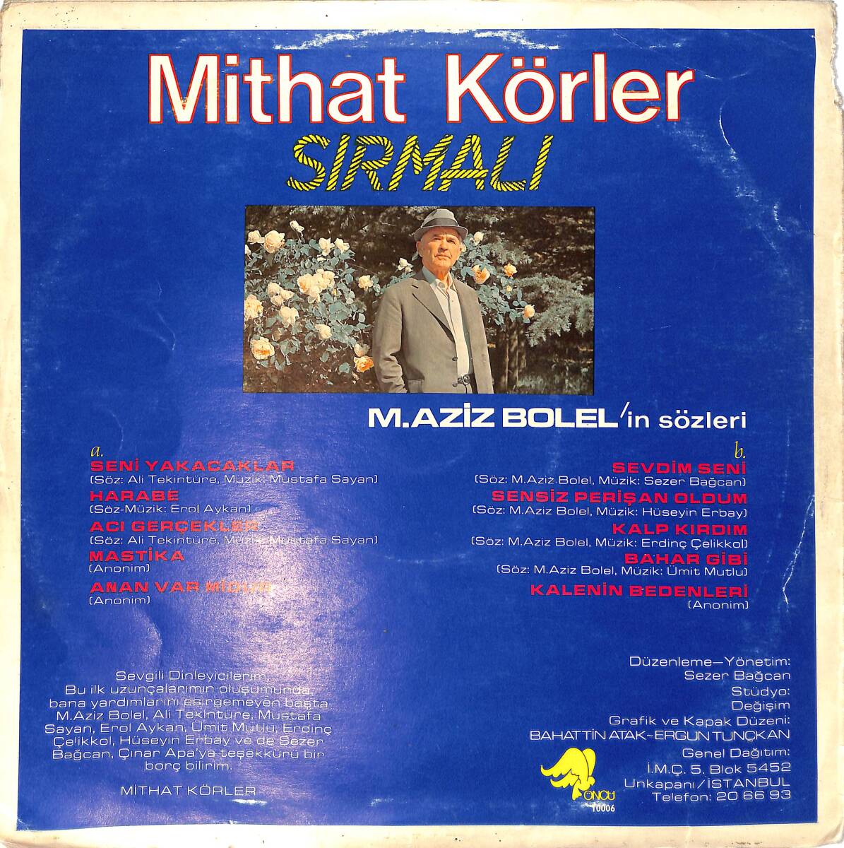 Mithat Körler - Sırmalı LP PLAK (10/7.5) PLK26523 - 2