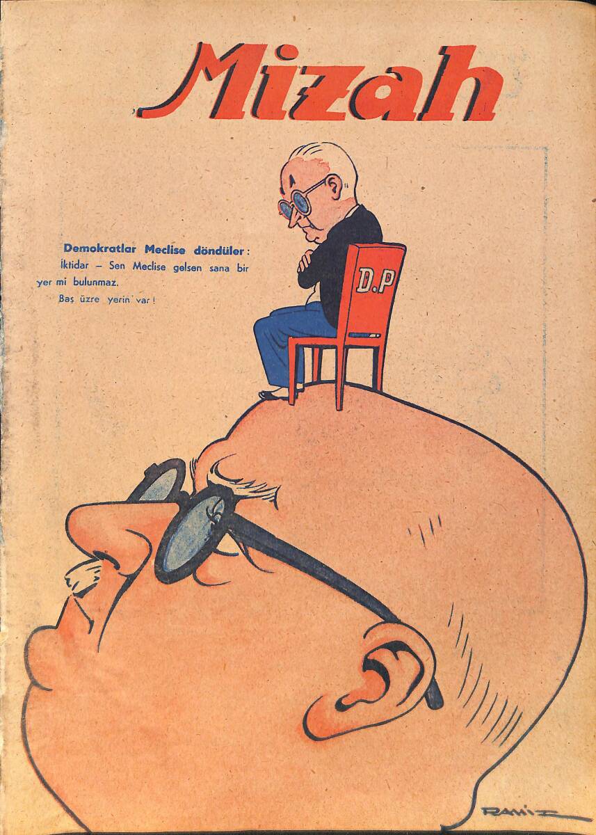 MİZAH Tarafsız Memleket Mecmuası 3 Ocak 1947 Sayı: 26 NDR99495 - 1