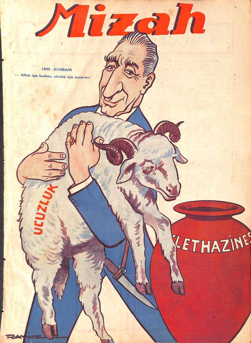 MİZAH Tarafsız Memleket Mecmuası Sayı:119 15 Ekim 1948 NDR94719 - 1