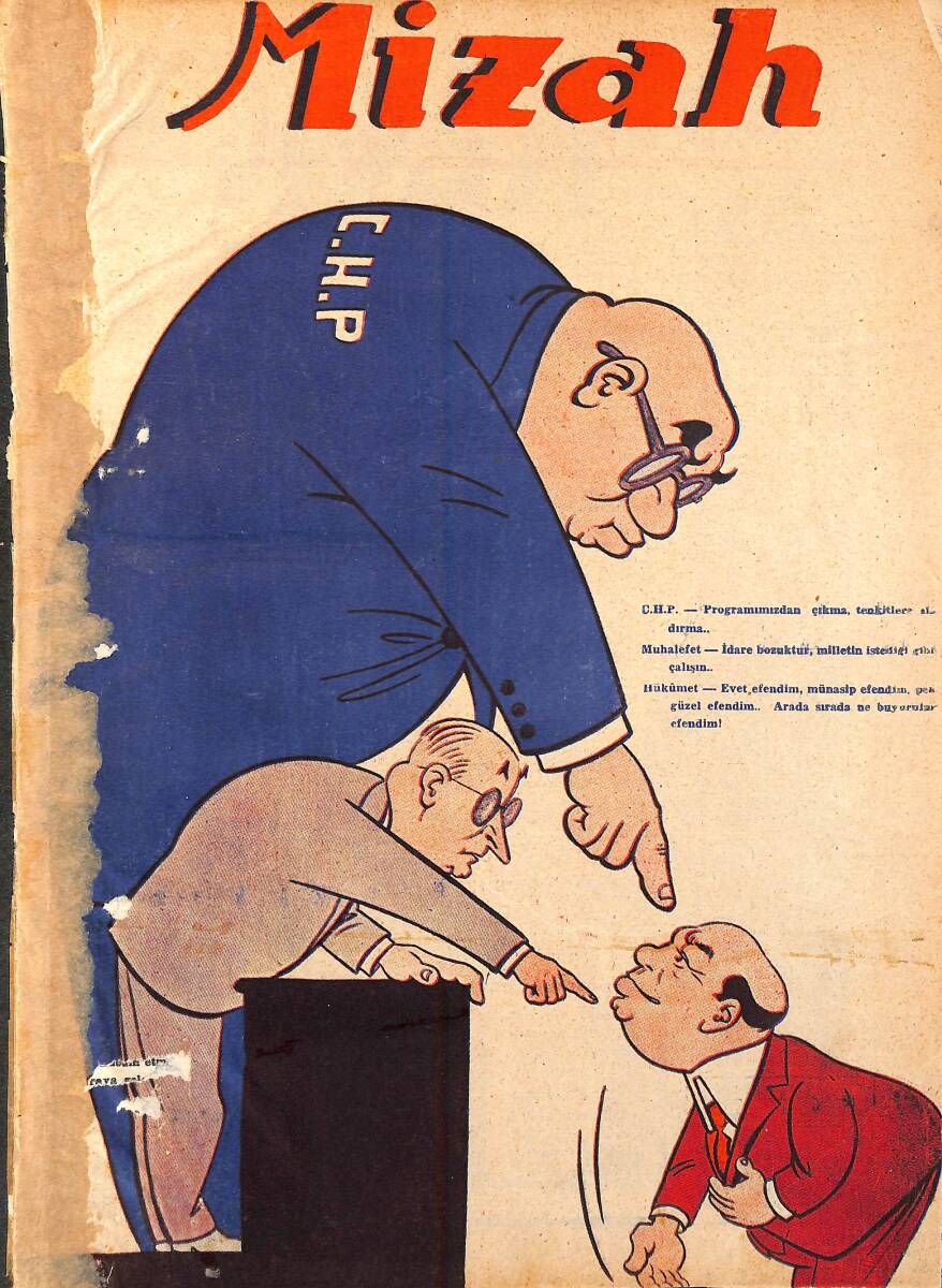 MİZAH Tarafsız Memleket Mecmuası Sayı:139 4 Mart 1949 NDR94817 - 1