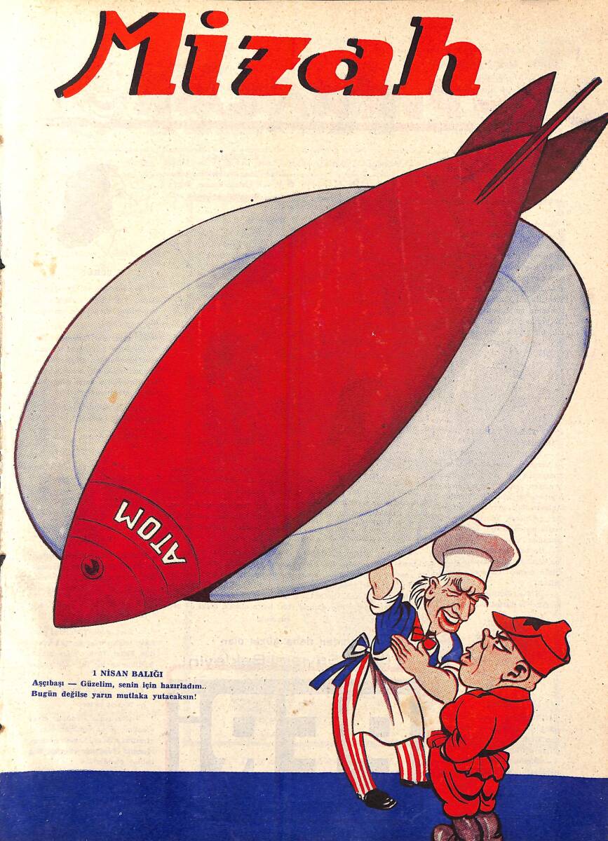 MİZAH Tarafsız Memleket Mecmuası Sayı:143 1 Nisan 1949 NDR94819 - 1
