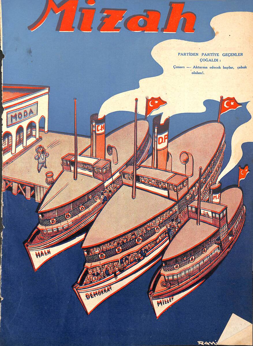 MİZAH Tarafsız Memleket Mecmuası Sayı:158 15 Temmuz 1949 NDR94808 - 1