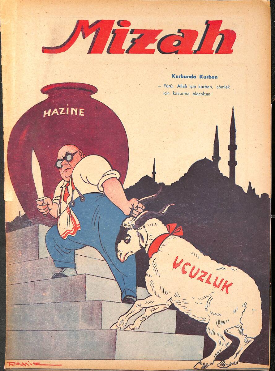 MİZAH Tarafsız Memleket Mecmuası Sayı:17 1 Kasım 1946 NDR95563 - 1