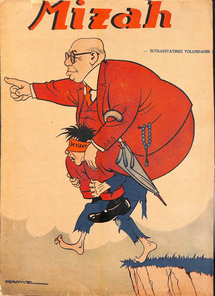 MİZAH Tarafsız Memleket Mecmuası Sayı:183 6 Ocak 1950 NDR94836 - 1