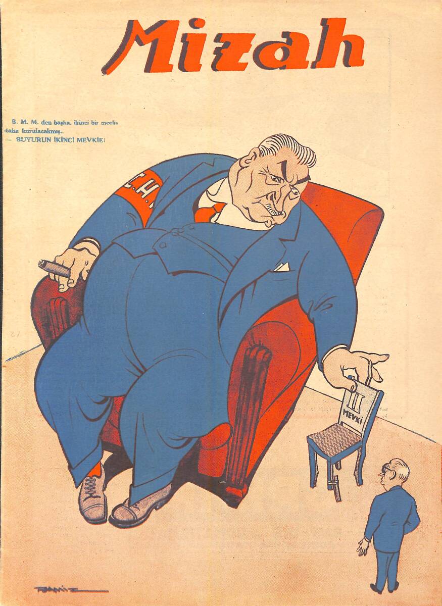 MİZAH Tarafsız Memleket Mecmuası Sayı:195 31 Mart 1950 NDR94827 - 1