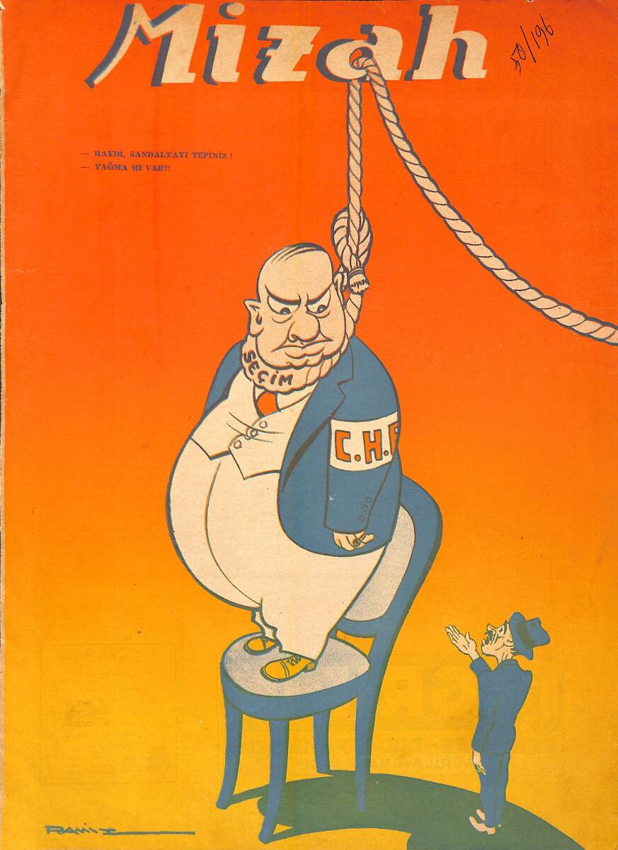 MİZAH Tarafsız Memleket Mecmuası Sayı:196 7 Nisan 1950 NDR94828 - 1