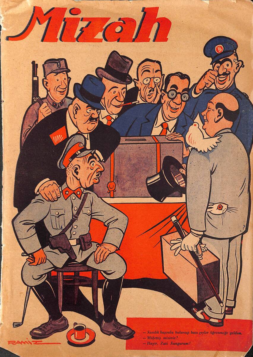 MİZAH Tarafsız Memleket Mecmuası Sayı:2 19 Temmuz 1946 NDR94851 - 1