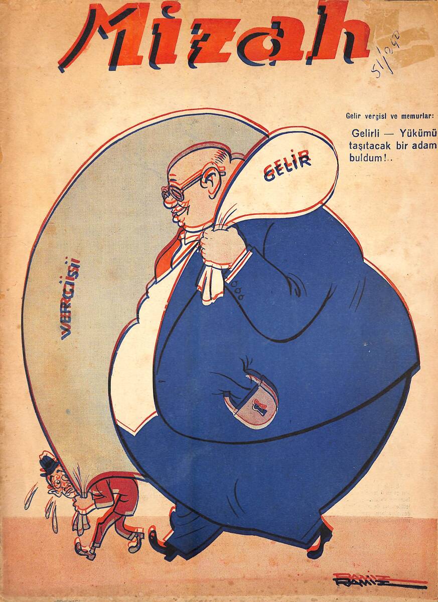 MİZAH Tarafsız Memleket Mecmuası Sayı:240 9 Şubat 1951 NDR94694 - 1