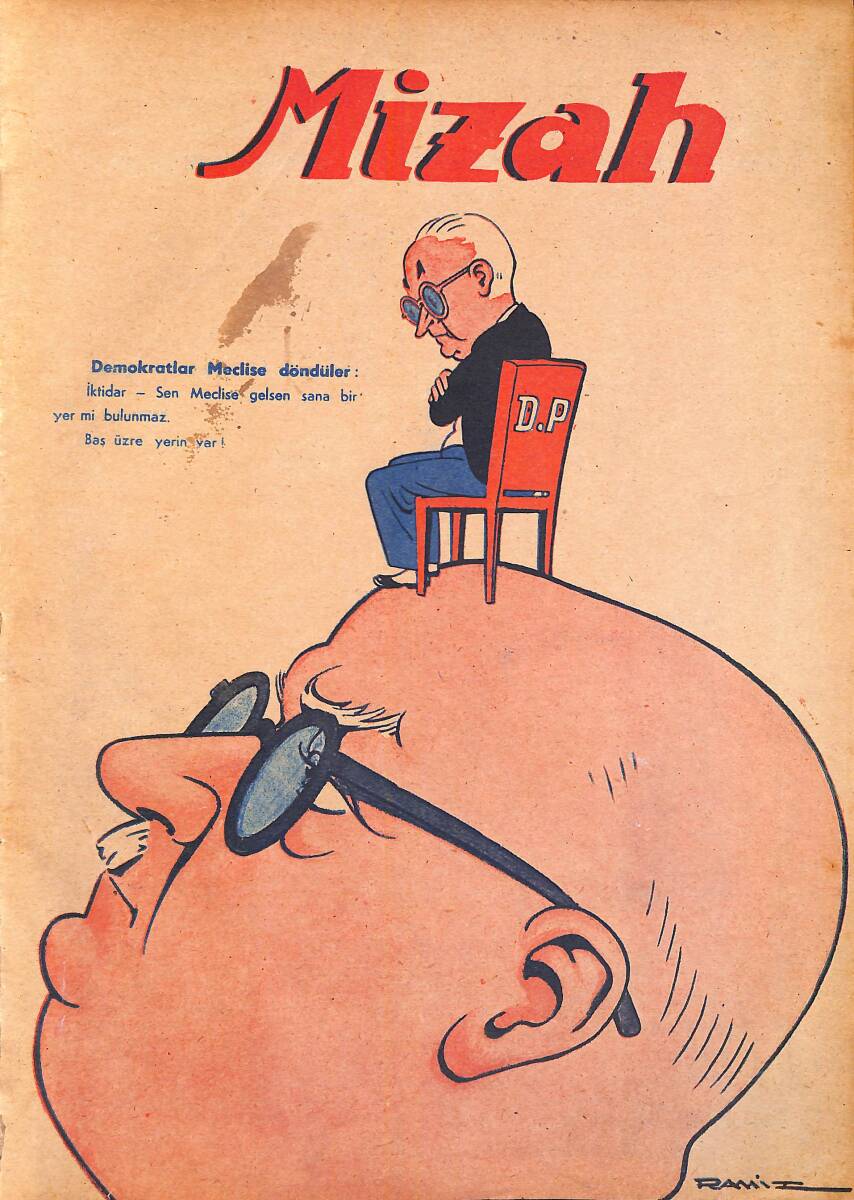 MİZAH Tarafsız Memleket Mecmuası Sayı:26 3 Ocak 1947 NDR94748 - 1