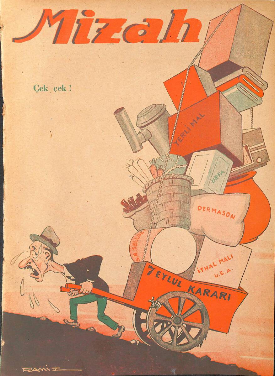 MİZAH Tarafsız Memleket Mecmuası Sayı:32 14 Şubat 1947 NDR94759 - 1