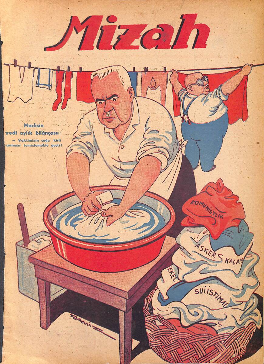 MİZAH Tarafsız Memleket Mecmuası Sayı:34 28 Şubat 1947 NDR94757 - 1