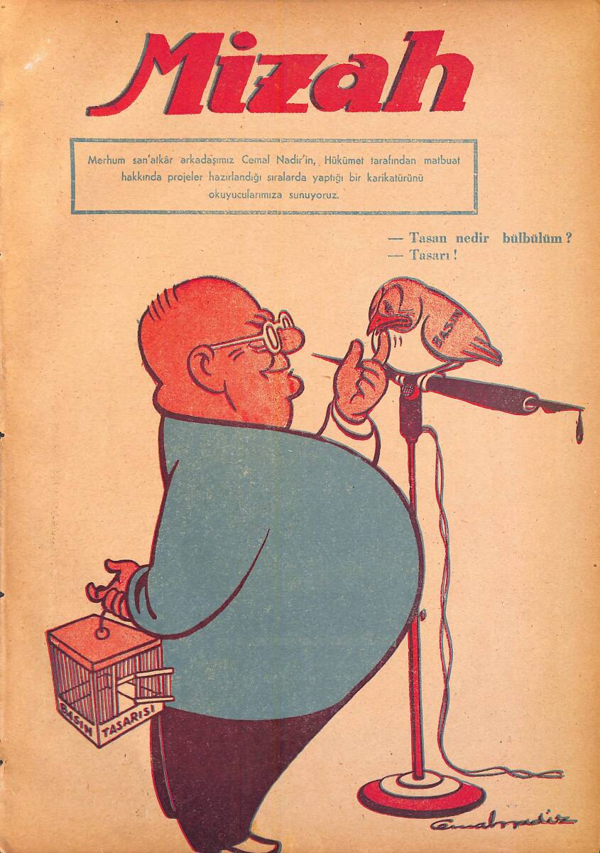 MİZAH Tarafsız Memleket Mecmuası Sayı:35 7 Mart 1947 NDR94756 - 1