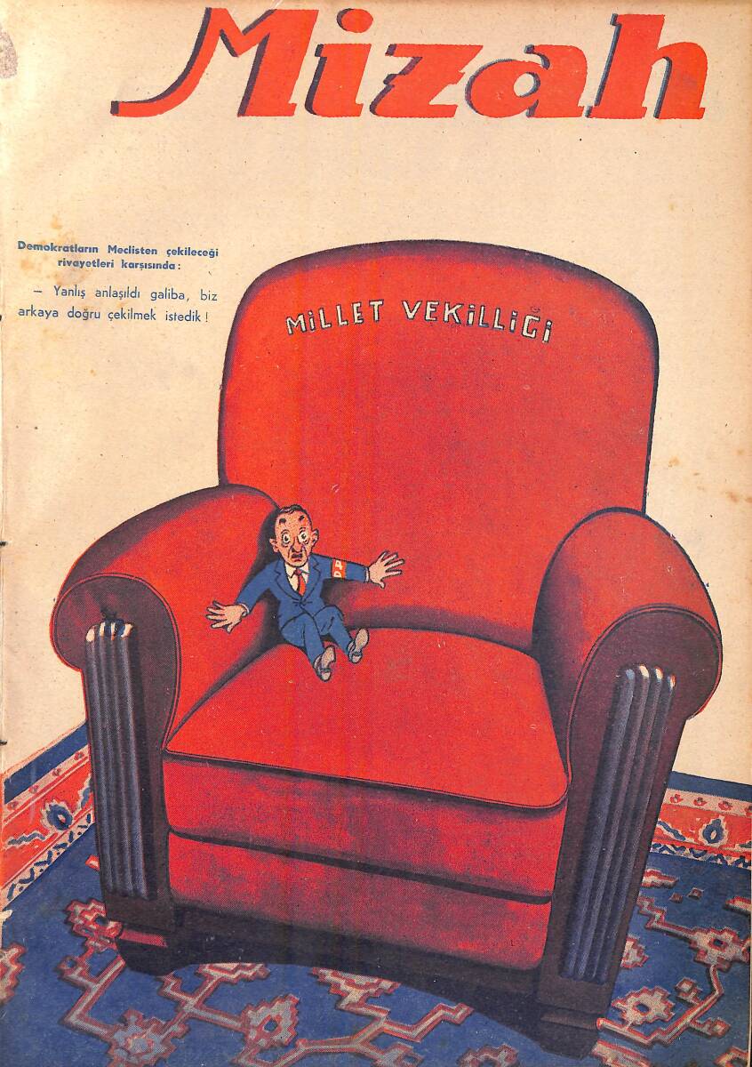 MİZAH Tarafsız Memleket Mecmuası Sayı:42 25 Nisan 1947 NDR94734 - 1