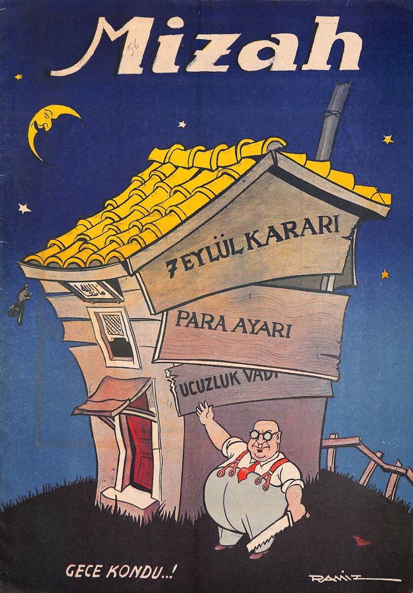 MİZAH Tarafsız Memleket Mecmuası Sayı:56 1 Ağustos 1947 NDR94739 - 1