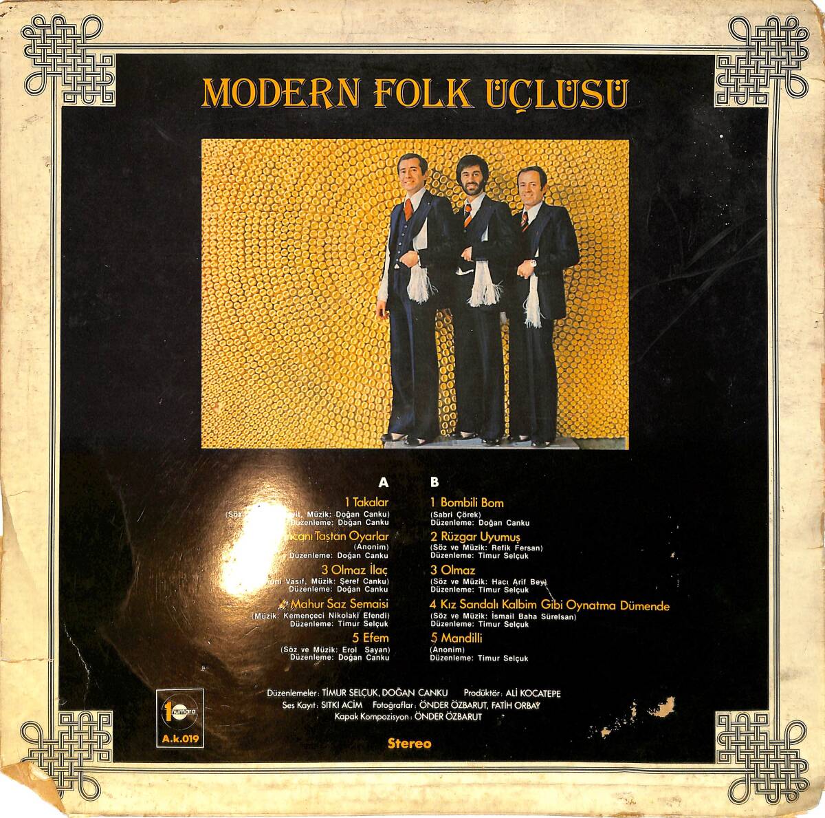Modern Folk Üçlüsü – Klasikler II LP PLAK (10/7.5) PLK26558 - 2