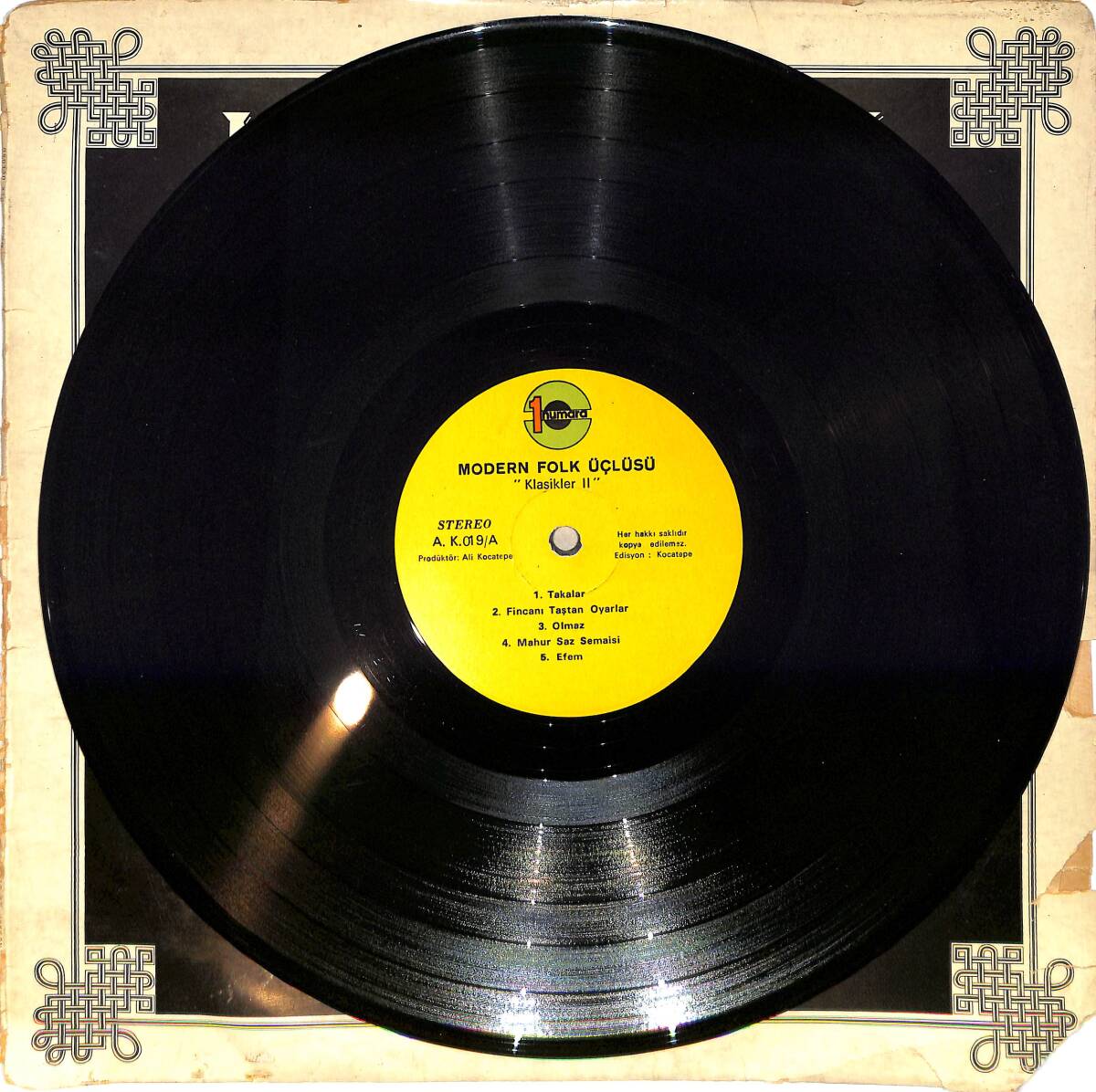 Modern Folk Üçlüsü – Klasikler II LP PLAK (10/7.5) PLK26558 - 3