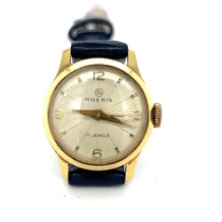 MOERIS Altın Kaplama Kurmalı Bayan Kol Saati EBY318 - 2