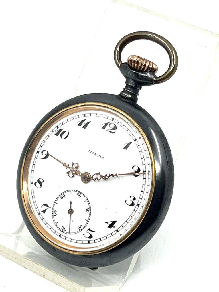 Moeris İsviçre Kurmalı Metal Cep Saati – 50 mm | Çil Kondisyon (#3.70) SAA316 - 3