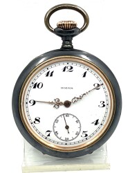 Moeris İsviçre Kurmalı Metal Cep Saati – 50 mm | Çil Kondisyon (#3.70) SAA316 - Gökçekoleksiyon