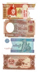 Moğolistan/Hindistan/Myanmar/Laos Yabancı Kağıt Para Lotu ÇİL YKP8332 - 1