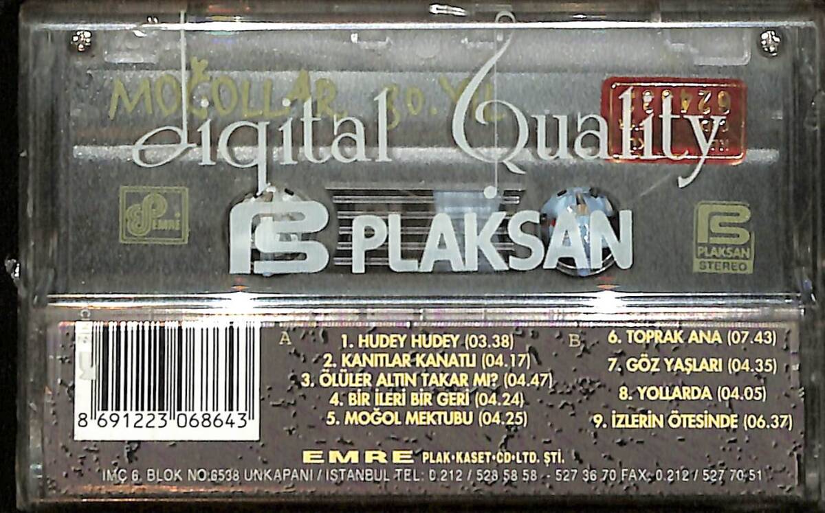 Moğollar - 30.Yıl Kaset (Sıfır) KST28441 - 2