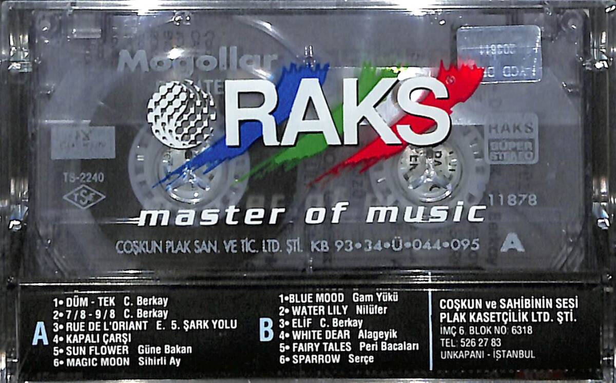 Moğollar - Turkish Modern Folk Music - Düm-Tek Orijinal Kaset (Sıfır) KST30550 - 2