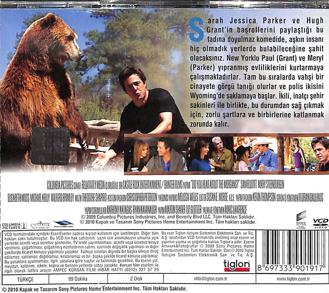 Morganlar Nerede? (2009) Orjinal VCD Film 'Hugh Grant - Sarah Jessica Parker' VCD28085 - 2