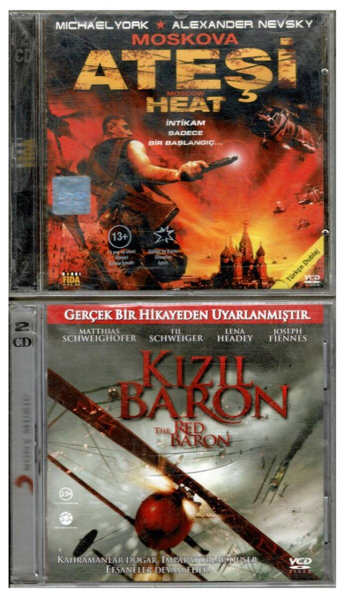Moskova Ateşi Kızıl Baron - 2 Adet VCD Film VCD1021 - 1