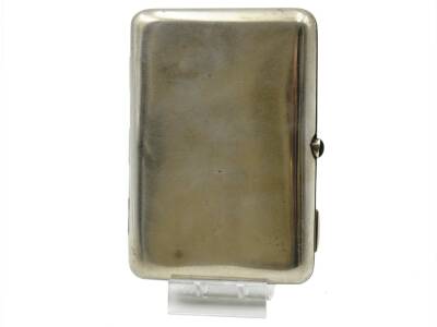 Rus Yapımı 84 Damgalı Altın İşlemeli Savatlı Gümüş Sigara Tabakası – Antika, Büyük Boy (190.68 gr) AOB1055 - 2