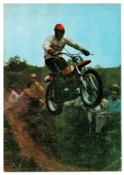 Motorsikletli Kartpostal KRT3843 - Gökçekoleksiyon