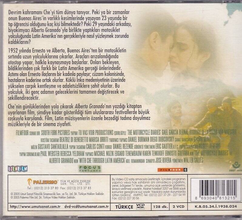Motosiklet Günlüğü VCD Film VCD7374 - 2