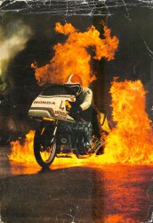 Motosiklet - Honda Temalı Büyük Boy Kartpostal KRT5603 - Gökçekoleksiyon