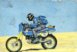 Motosiklet Temalı Kartpostal KRT18490 - Gökçekoleksiyon