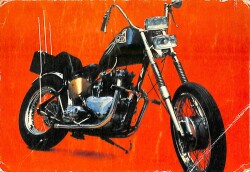Motosiklet Temalı Kartpostal KRT18493 - Gökçekoleksiyon
