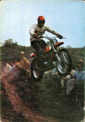 Motosiklet Temalı Kartpostal KRT18495 - Gökçekoleksiyon