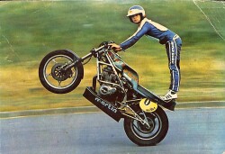 Motosiklet Temalı Kartpostal KRT18505 - Gökçekoleksiyon