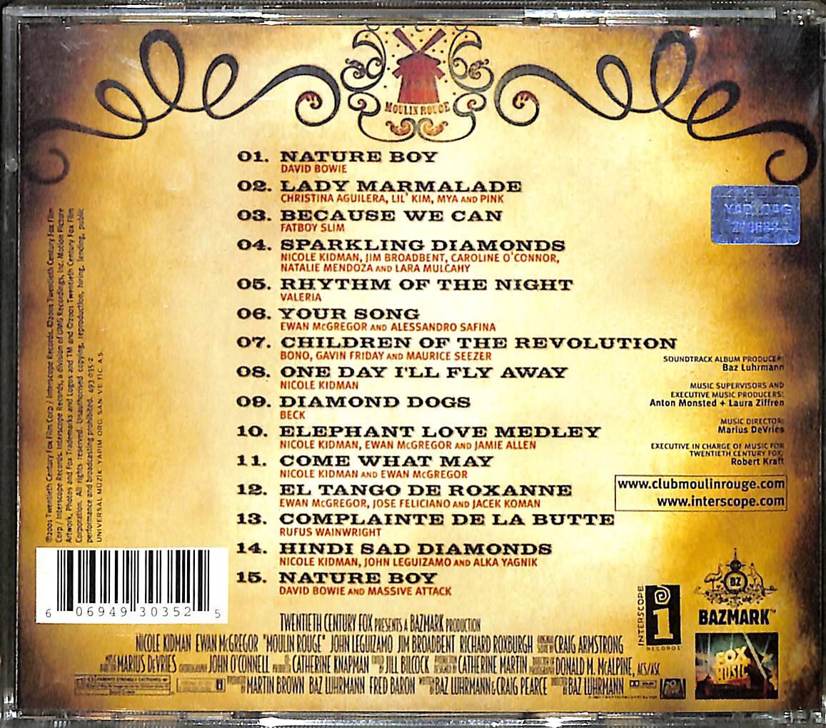 Moulin Rouge (Music From Baz Luhrmann's Film) CD (İkinci El) CD4262 - 2