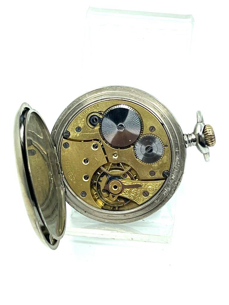 Zenith Metal Kasa Kurmalı Cep Saati SAA076 - 6