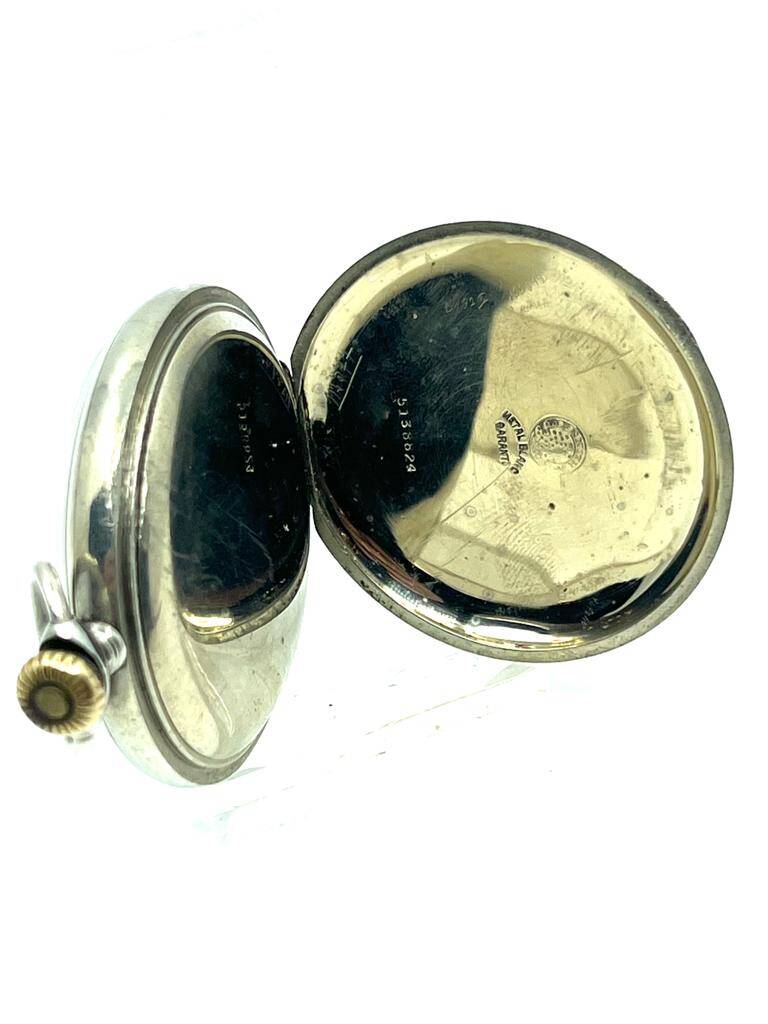 Zenith Metal Kasa Kurmalı Cep Saati SAA076 - 5