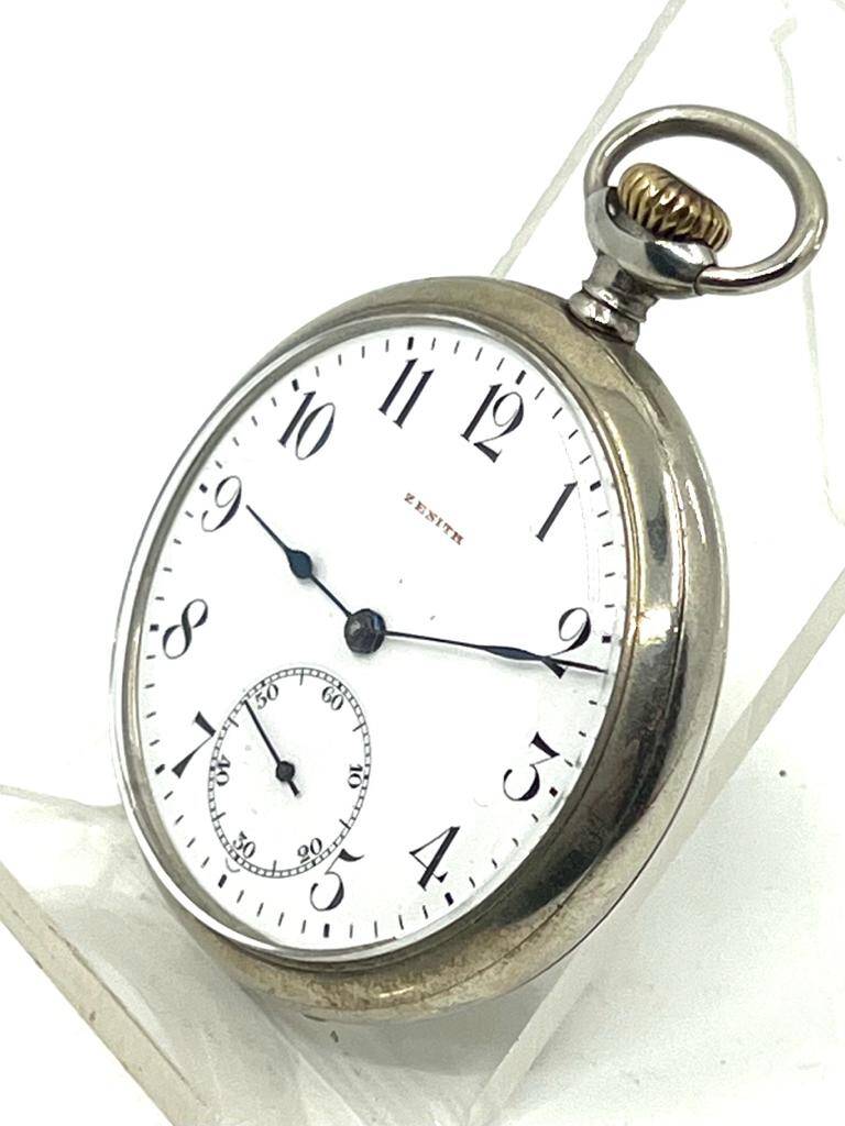 Zenith Metal Kasa Kurmalı Cep Saati SAA076 - 3
