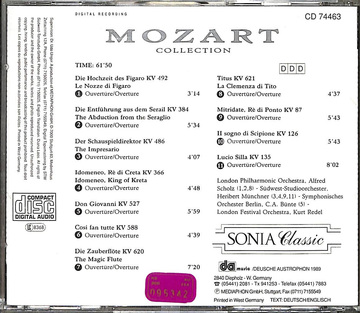 Mozart Collection CD (İkinci El) CD3900 - 2