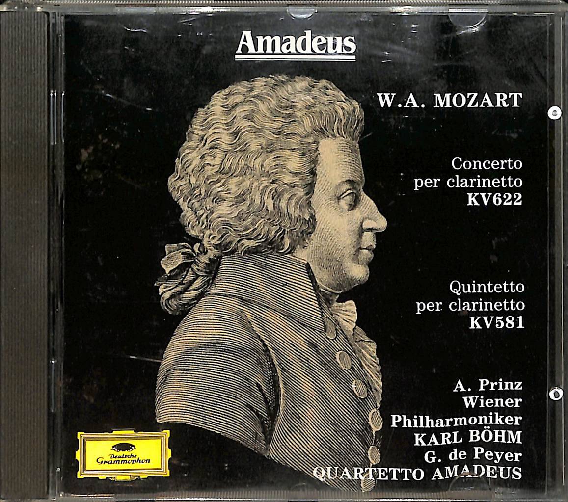 Mozart - Concerto per clarinetto KV622 - KV581 - Amadeus CD (İkinci El) CD5551 - 1